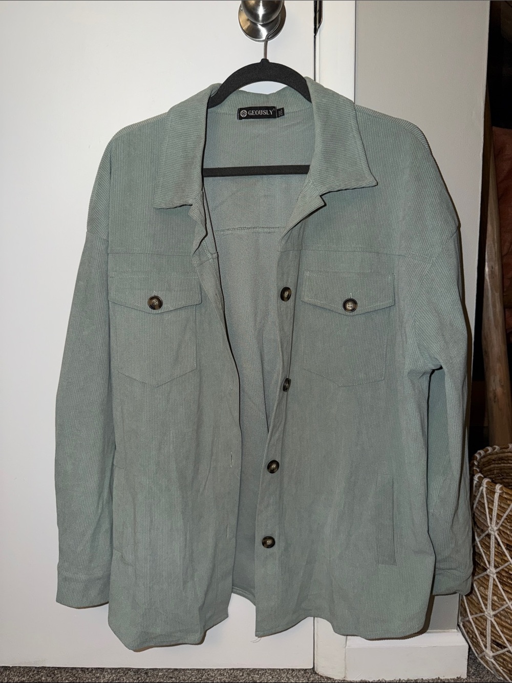 Sage Green Button-Up Shackleton